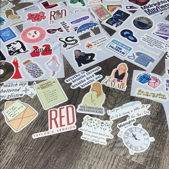 Taylor Swift Sticker Lot - Picture 3 of 7